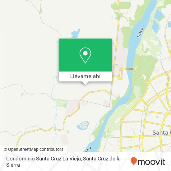 Mapa de Condominio Santa Cruz La Vieja