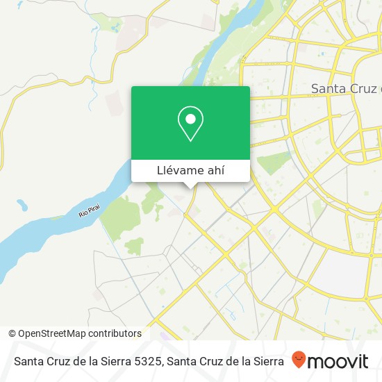 Mapa de Santa Cruz de la Sierra 5325