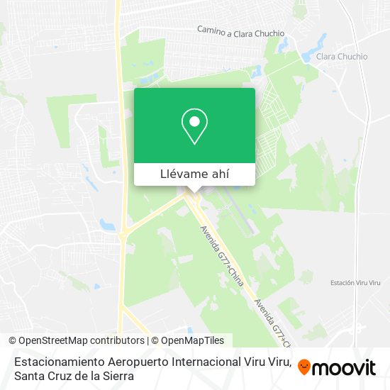 Mapa de Estacionamiento Aeropuerto Internacional Viru Viru