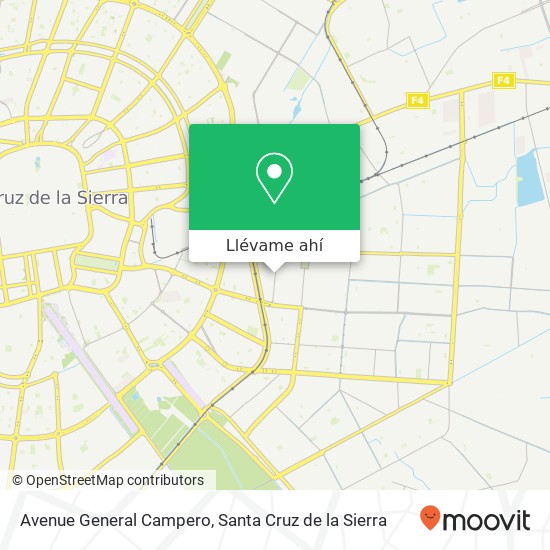 Mapa de Avenue General Campero