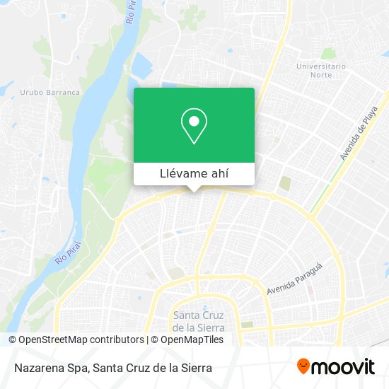 Mapa de Nazarena Spa