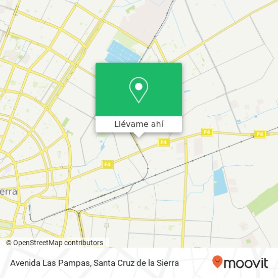Mapa de Avenida Las Pampas