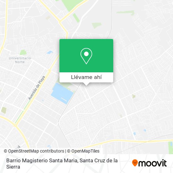 Mapa de Barrio Magisterio Santa Maria