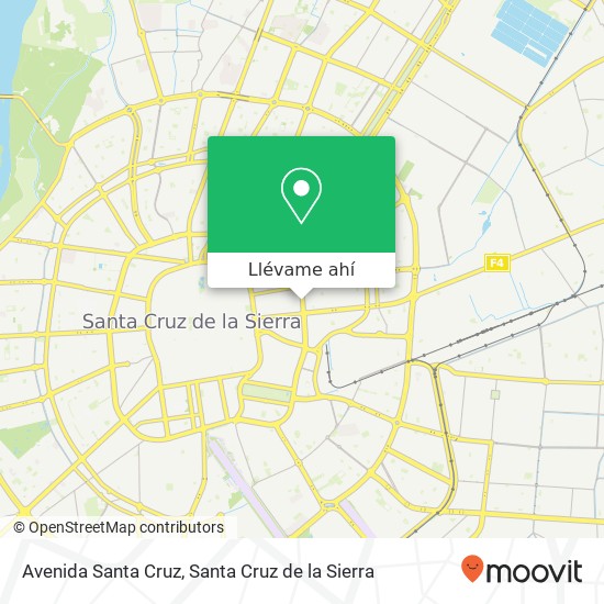 Mapa de Avenida Santa Cruz