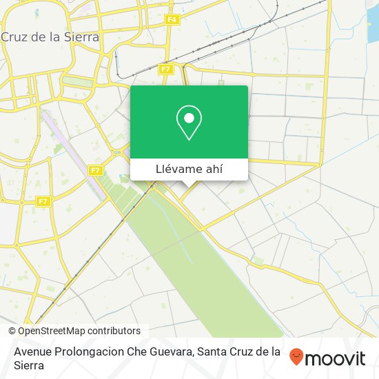 Mapa de Avenue Prolongacion Che Guevara