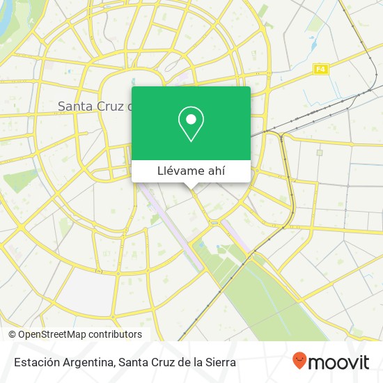 Mapa de Estación Argentina