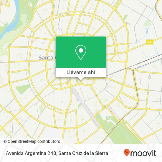 Mapa de Avenida Argentina 240