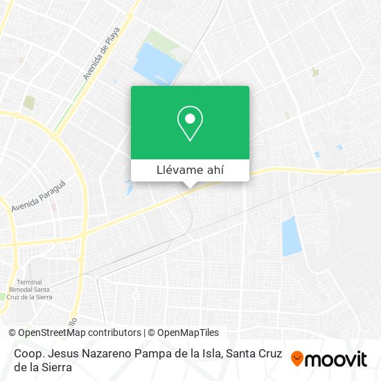 Mapa de Coop. Jesus Nazareno Pampa de la Isla
