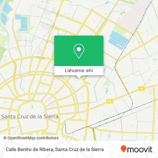 Mapa de Calle Benito de Ribera