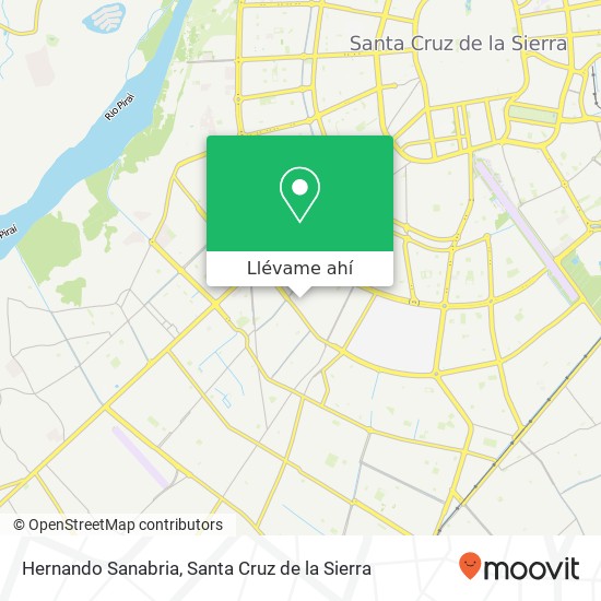 Mapa de Hernando Sanabria