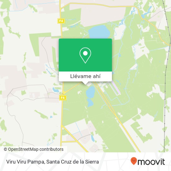 Mapa de Viru Viru Pampa