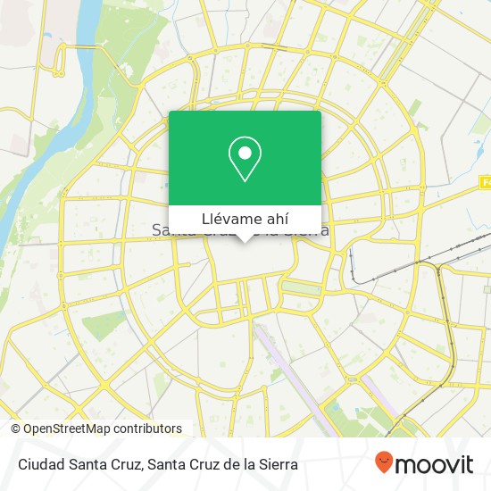 Mapa de Ciudad Santa Cruz