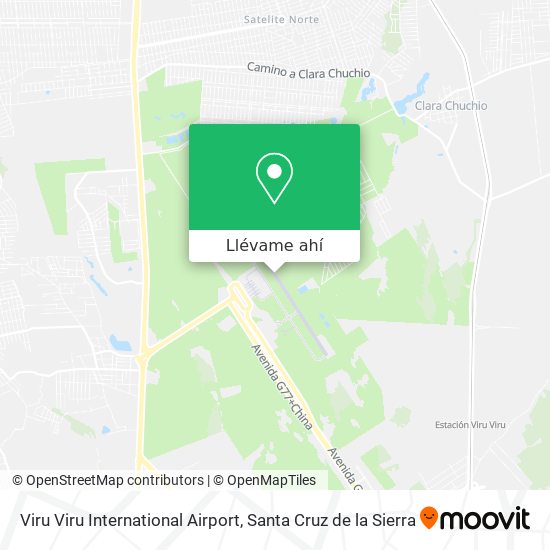 Mapa de Viru Viru International Airport