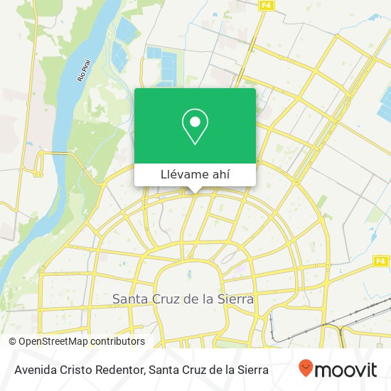 Mapa de Avenida Cristo Redentor