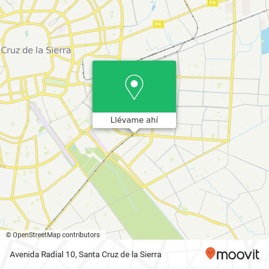 Mapa de Avenida Radial 10