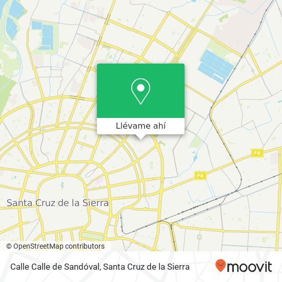 Mapa de Calle Calle de Sandóval
