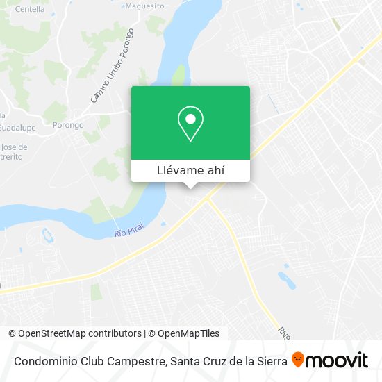 Mapa de Condominio Club Campestre