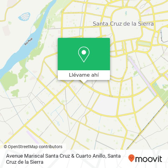 Mapa de Avenue Mariscal Santa Cruz & Cuarto Anillo