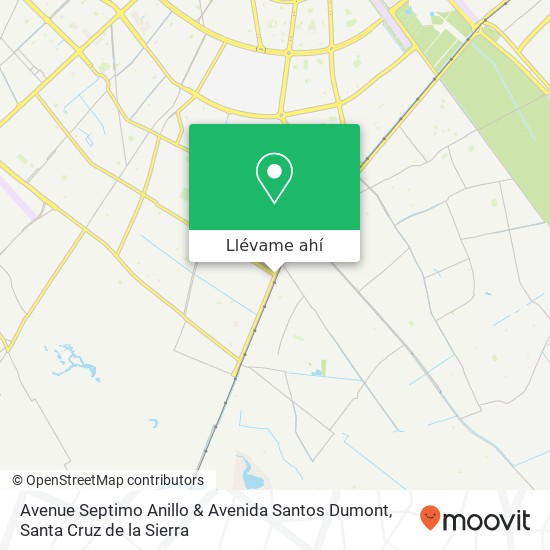Mapa de Avenue Septimo Anillo & Avenida Santos Dumont