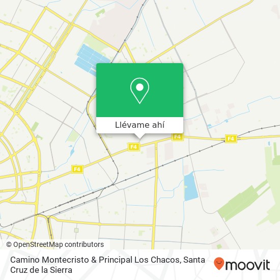 Mapa de Camino Montecristo & Principal Los Chacos