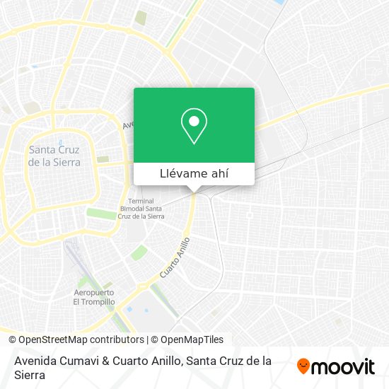 Mapa de Avenida Cumavi & Cuarto Anillo