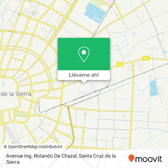 Mapa de Avenue Ing. Rolando De Chazal