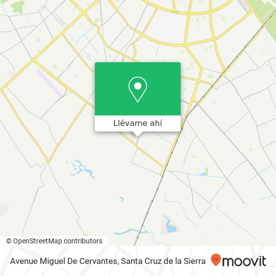 Mapa de Avenue Miguel De Cervantes