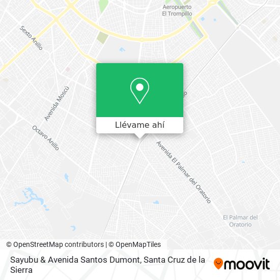 Mapa de Sayubu & Avenida Santos Dumont