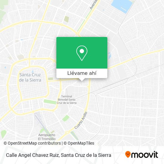 Mapa de Calle Angel Chavez Ruiz