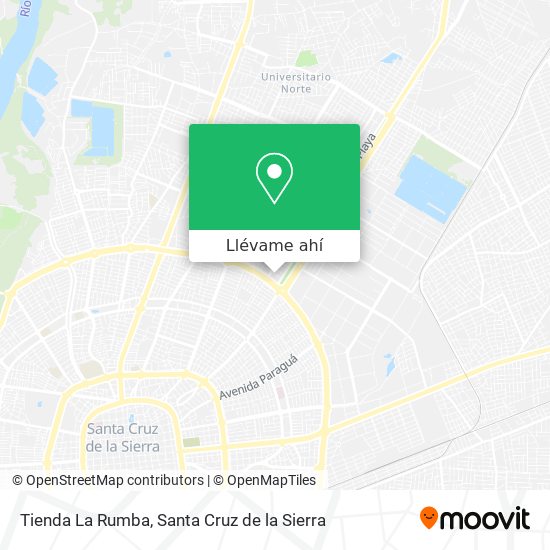 Mapa de Tienda La Rumba