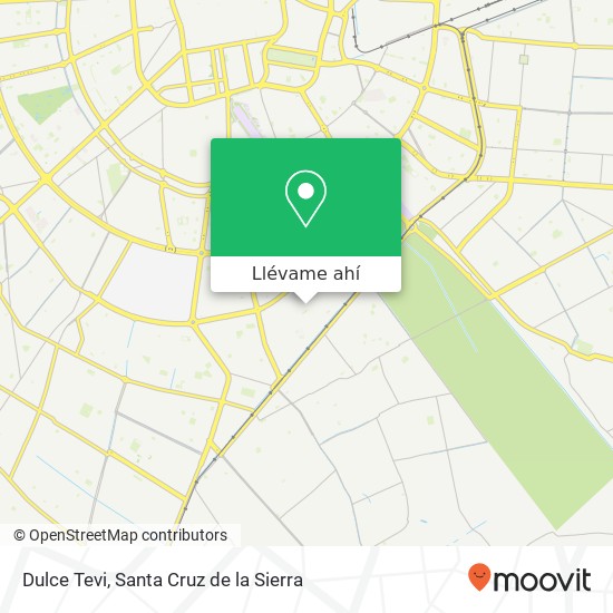 Mapa de Dulce Tevi, San Martín UV-114, Santa Cruz de la Sierra