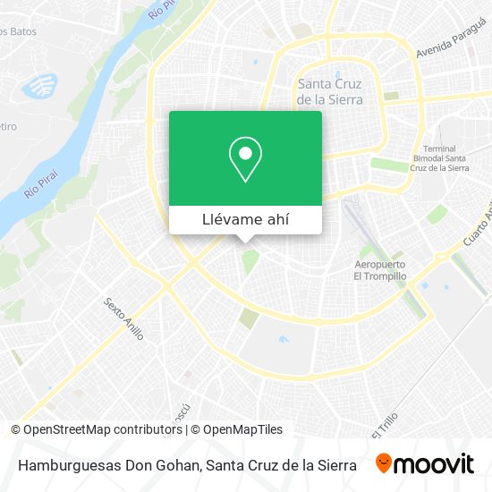 Mapa de Hamburguesas Don Gohan