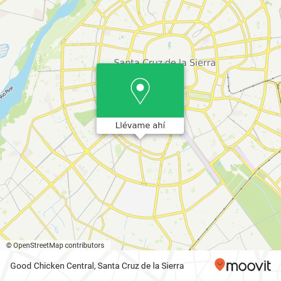 Mapa de Good Chicken Central, Prefecto Rivas UV-28, Santa Cruz de la Sierra
