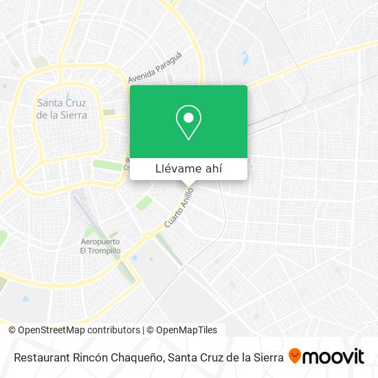 Mapa de Restaurant Rincón Chaqueño