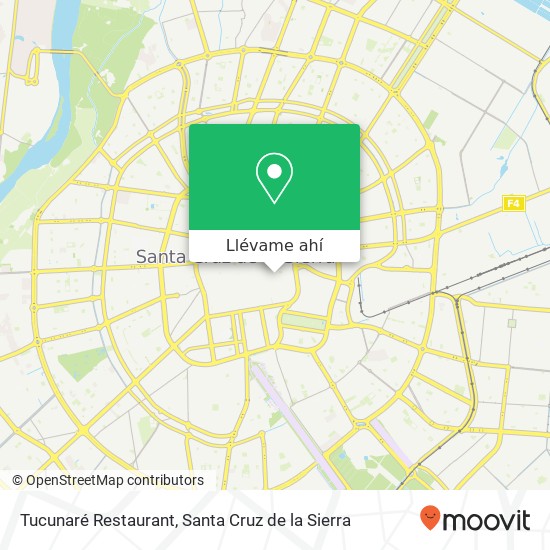 Mapa de Tucunaré Restaurant, Republiquetas Santa Cruz de la Sierra, Santa Cruz de la Sierra