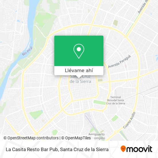 Mapa de La Casita Resto Bar Pub