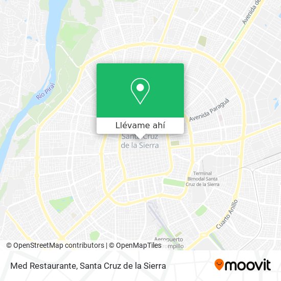 Mapa de Med Restaurante