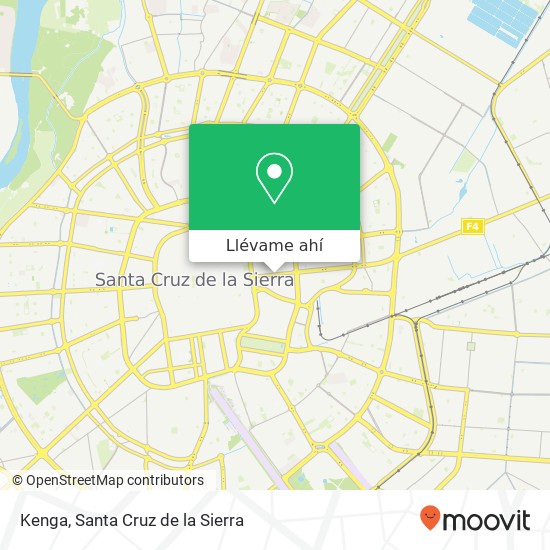 Mapa de Kenga, Avenida Melchor Pinto UV-3, Santa Cruz de la Sierra