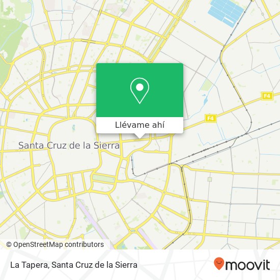 Mapa de La Tapera, Avenida Virgen de Cotoca UV-21, Santa Cruz de la Sierra