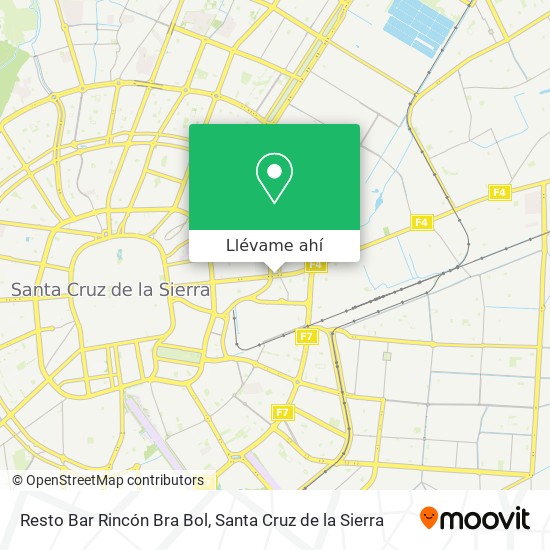 Mapa de Resto Bar Rincón Bra Bol