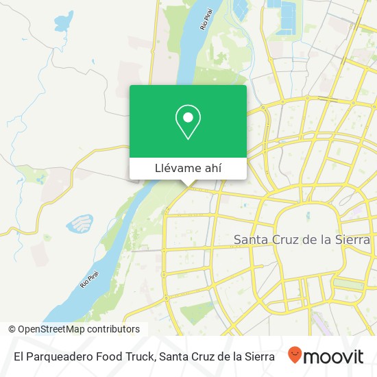 Mapa de El Parqueadero Food Truck, Avenida Cuarto Anillo UV-57, Santa Cruz de la Sierra