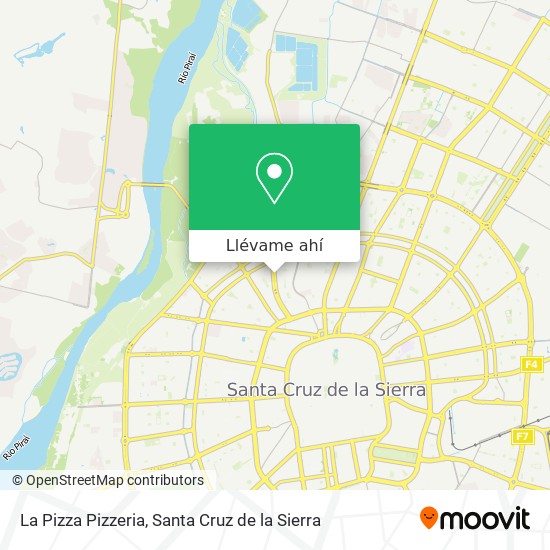 Mapa de La Pizza Pizzeria