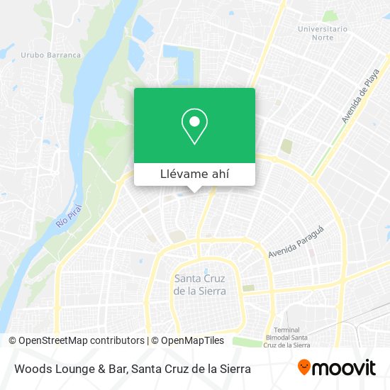 Mapa de Woods Lounge & Bar