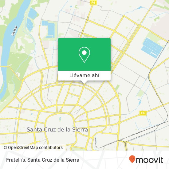 Mapa de Fratelli's, Avenida Alemana ET-2, Santa Cruz de la Sierra