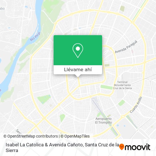 Mapa de Isabel La Catolica & Avenida Cañoto