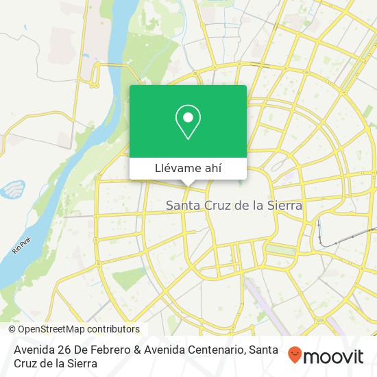 Mapa de Avenida 26 De Febrero & Avenida Centenario