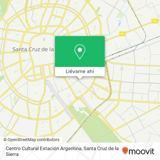 Mapa de Centro Cultural Estación Argentina