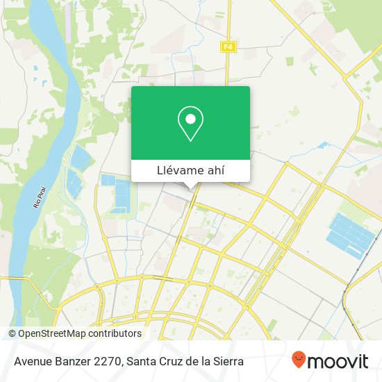 Mapa de Avenue Banzer 2270