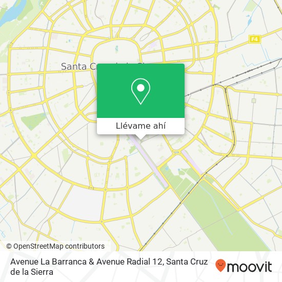 Mapa de Avenue La Barranca & Avenue Radial 12