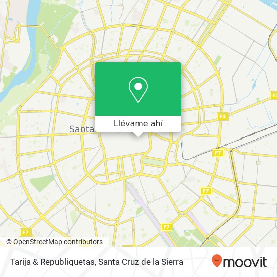 Mapa de Tarija & Republiquetas